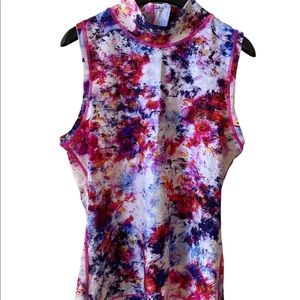 🚨last chance🚨 Athleta mock neck sleeveless rash guard (“Hypersonic”?)